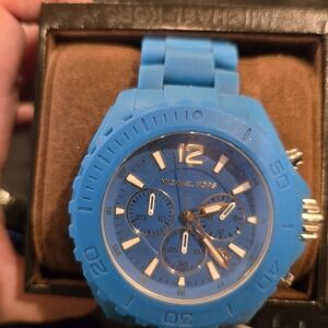 Michael Kors Blue Chronograph Watch